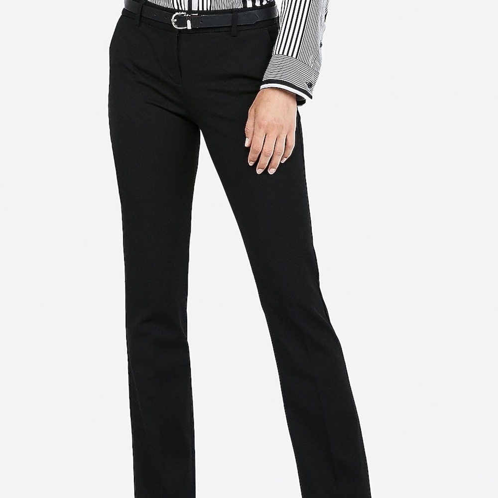 NWT Express Black Barely Boot Columnist Pant 12